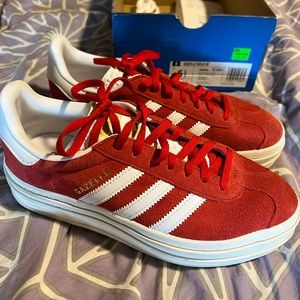 Gazelle Bold Shoes in Red